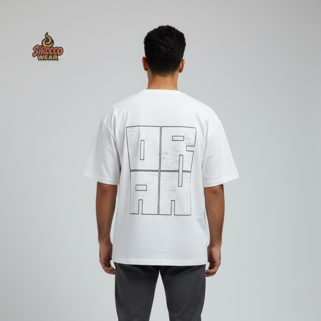 🔥T-SHIRT Oversize+ OR-MAP ⚫⚪