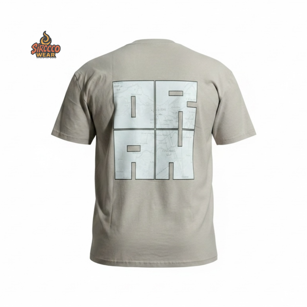 🔥T-SHIRT Oversize+ OR-MAP ⚫⚪