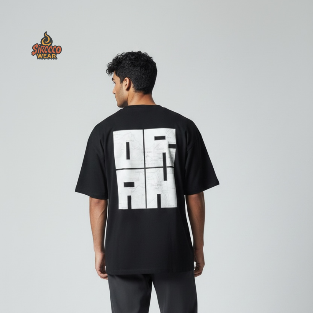 🔥T-SHIRT Oversize+ OR-MAP ⚫⚪
