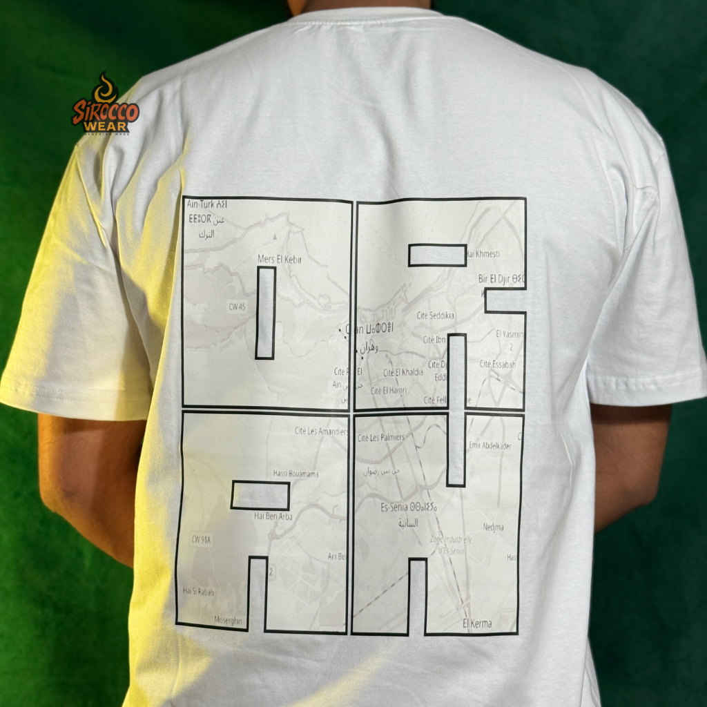 🔥T-SHIRT Oversize+ OR-MAP ⚫⚪